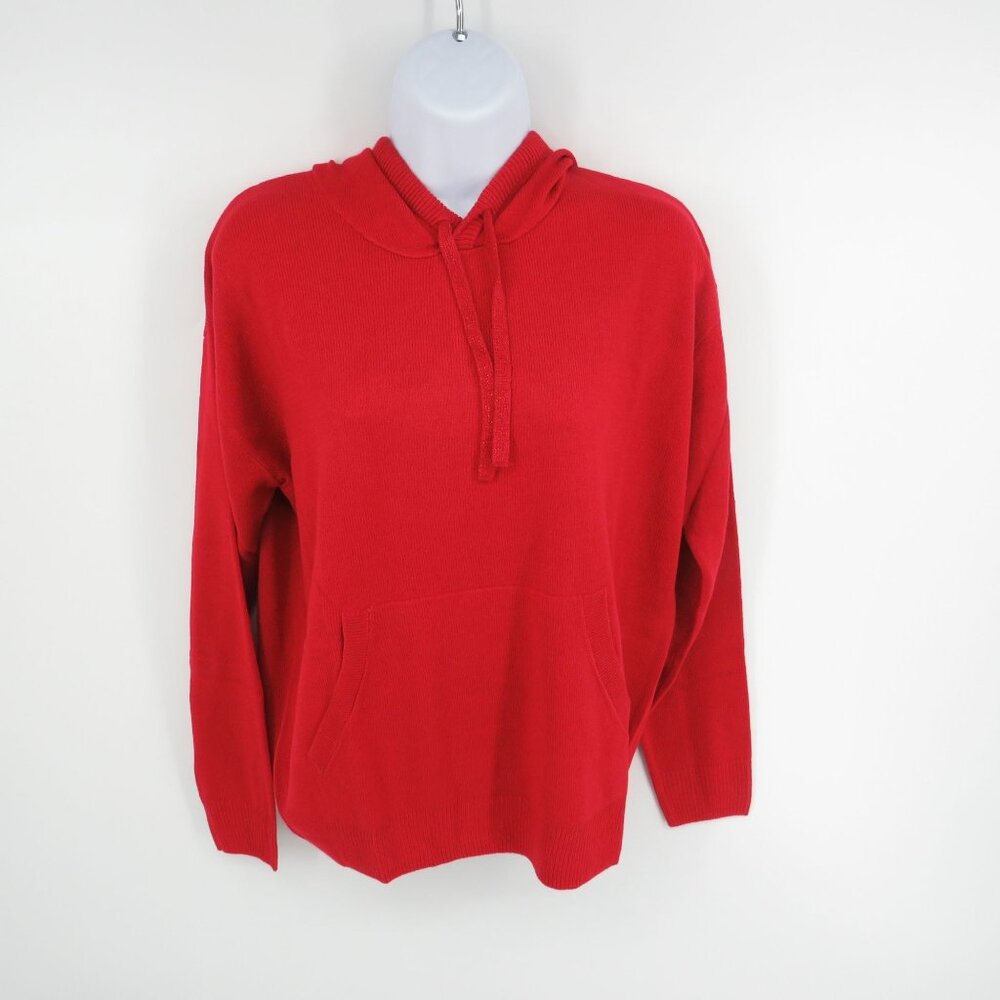 True Craft Red Pullover Hoodie Sweatshirt Large NWT $44